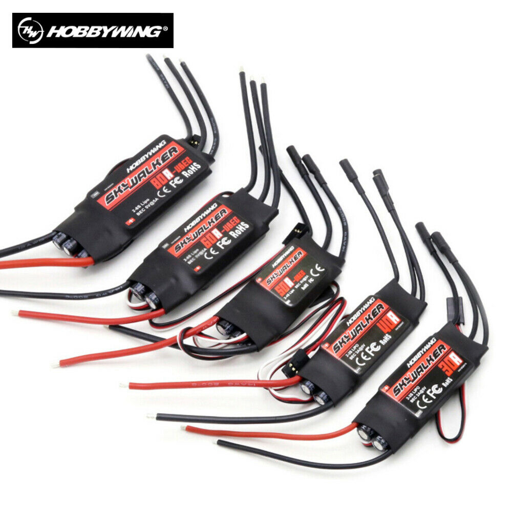 Rc Hobby Grade Plane - 旧バージョン Hobbywing SKYWALKER ESC 15A/20A/30A/40A/50A/60A/80A 内蔵