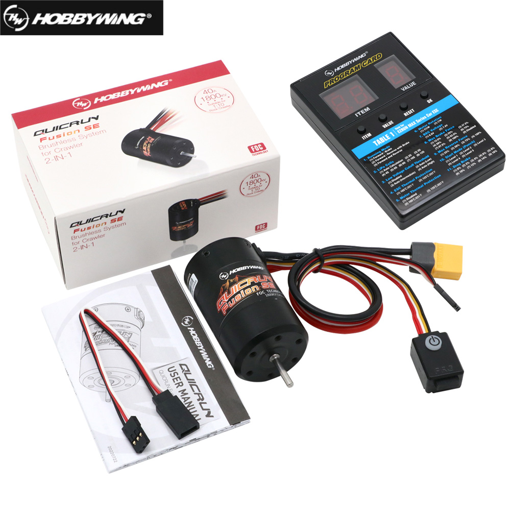 Rc Hobby Grade Plane - Hobbywing QuicRun フュージョン SE 1200KV /