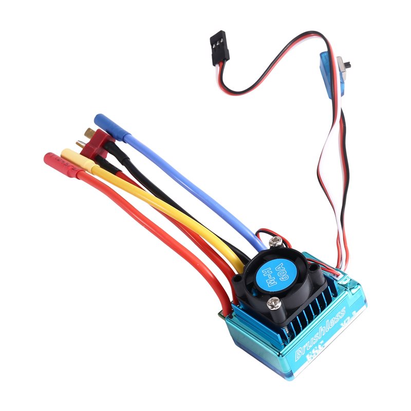 Rc Hobby Motors - MACH-60A ブラシレス ESC スピードコントローラー T プラグ