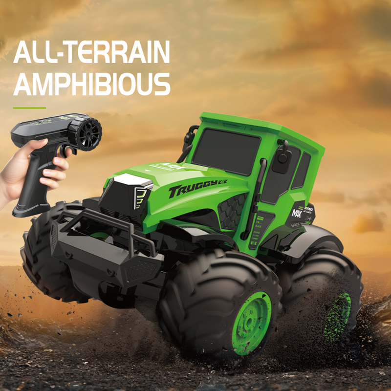 Rc Hobby Trucks - 1:14スケール水陸両用RCカー フルプロポーショナル4WDオフロードクライミングファーマートラックおもちゃ 子供向けホリデーギフト