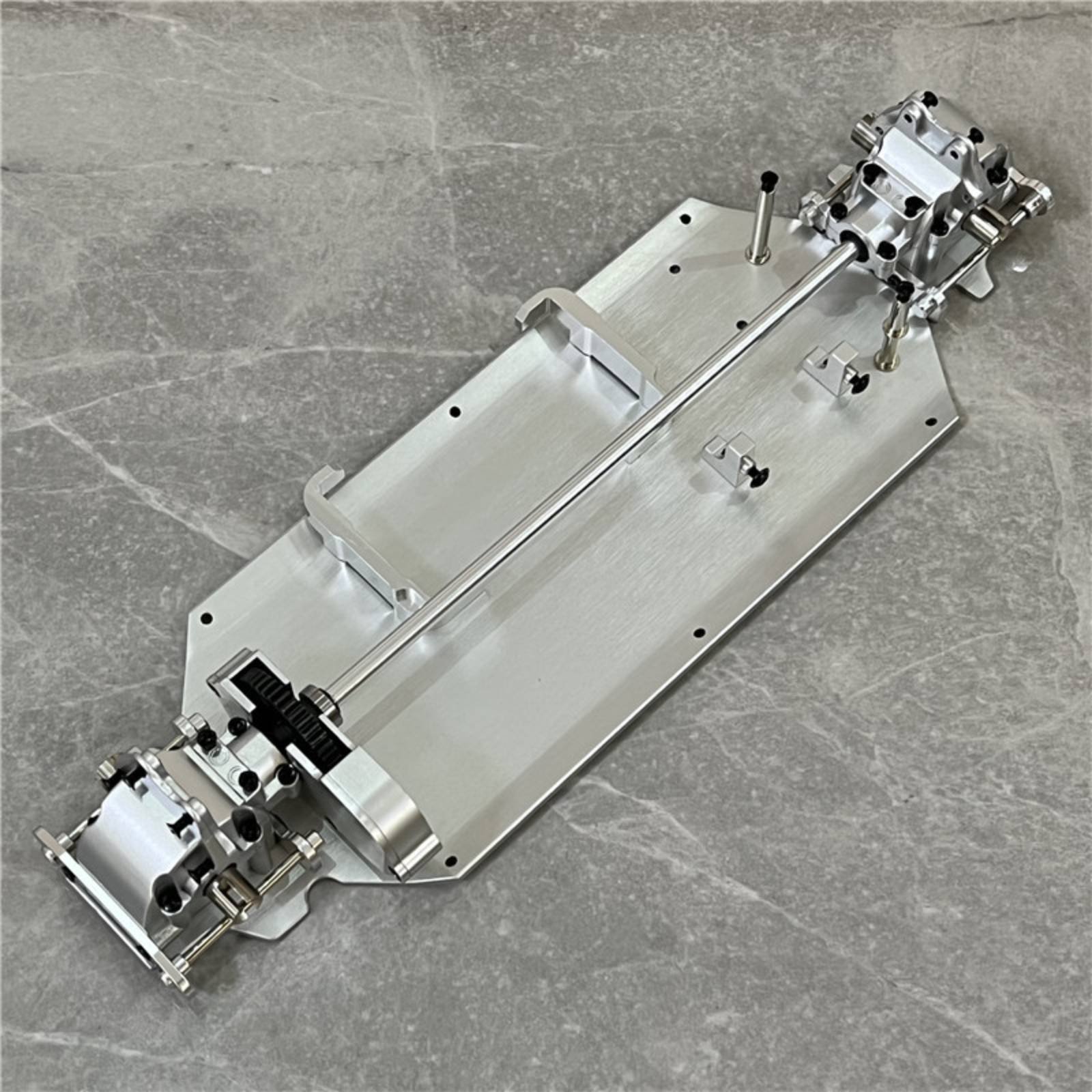 Rc Hobby Motors - 1/12 スケールカードライブトレインキット高性能金属 RC カーシャーシキットホビーパーツ長持ちする構造安定したベース