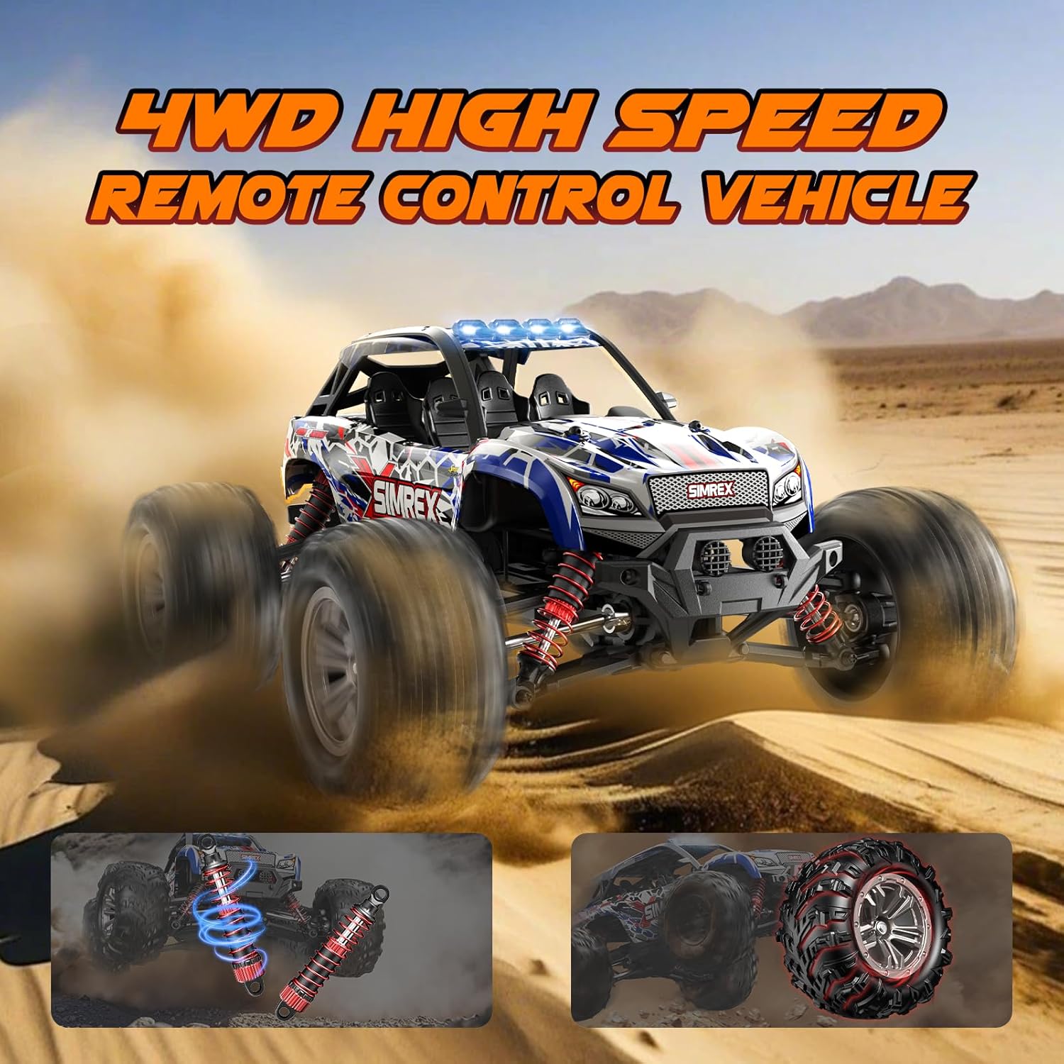 1/16スケール ホビーグレード 4WD ラジコン モンスタ - Rc Hobby Grade Monster Truck のレビューと価格