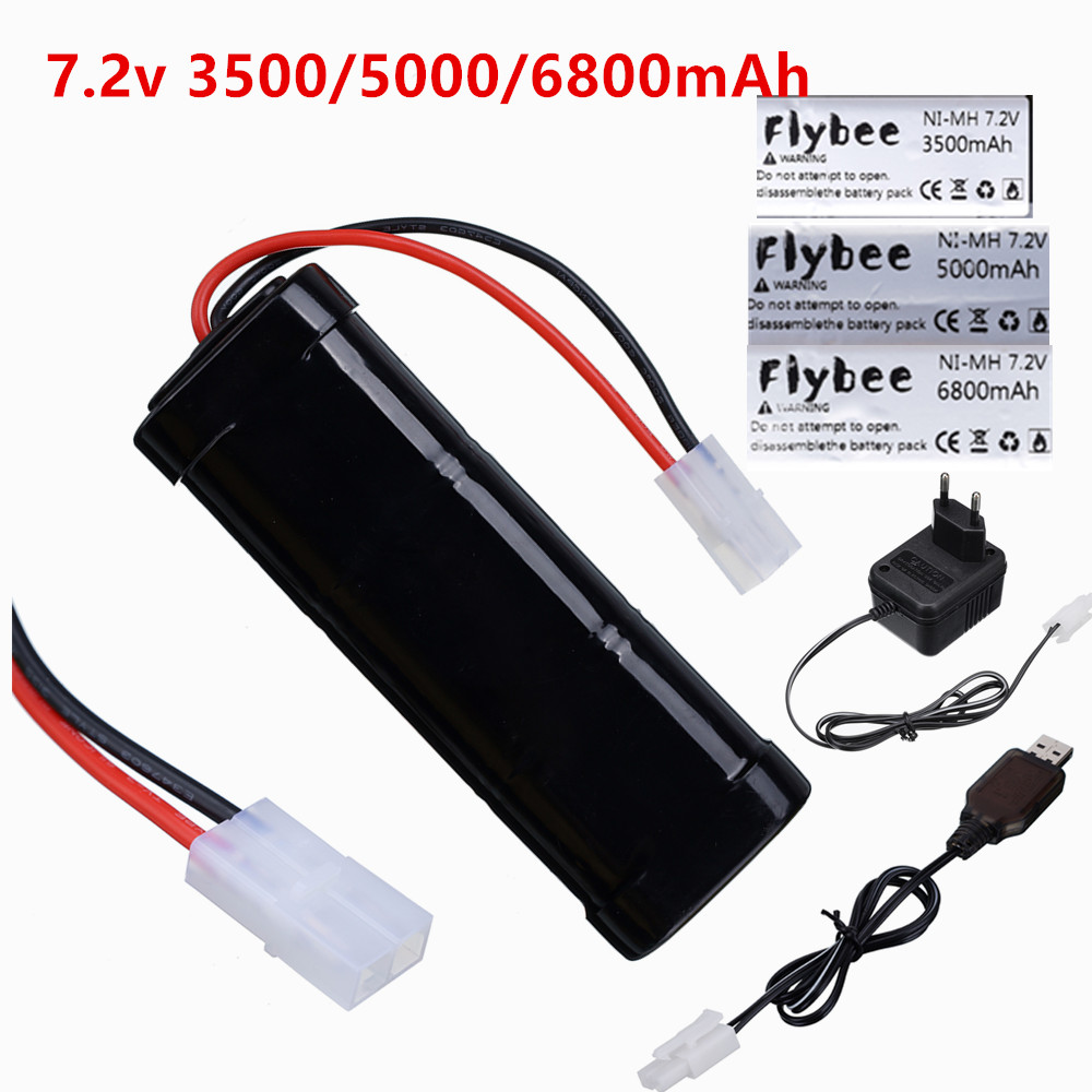 新しい 7.2V バッテリー 5000/6800mAh Ni - Rc Hobby Trucks のレビューと価格