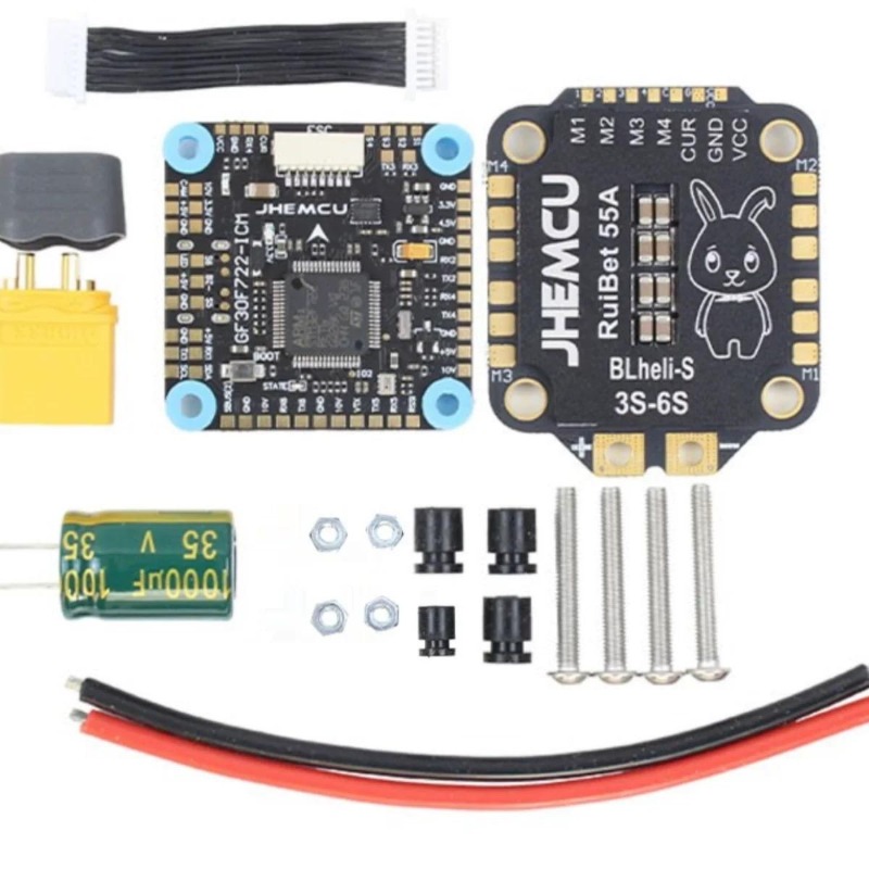 JHEMCU F722 フライトコントローラー 45A 55 - Rc Hobby Pros のレビューと価格