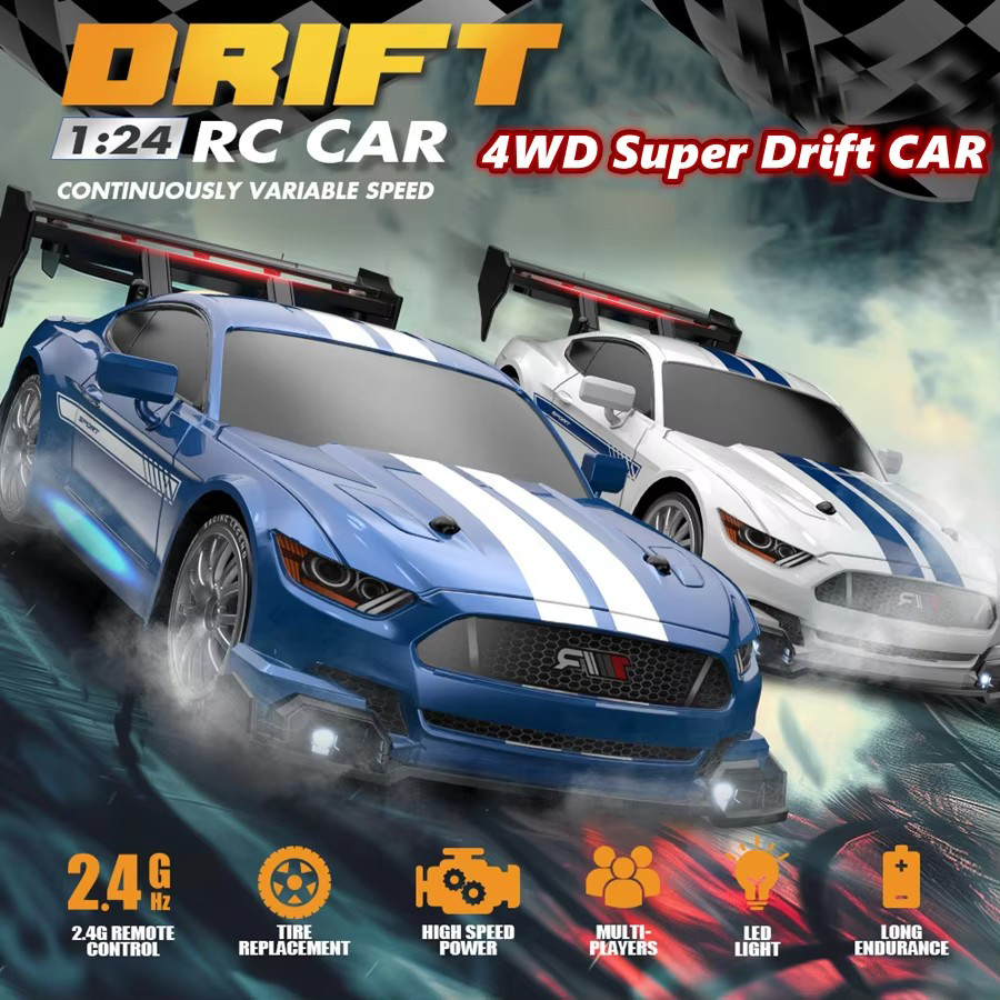 4WD リモートコントロールカー RC ドリフト 1:24  - Rc Hobby World のレビューと価格