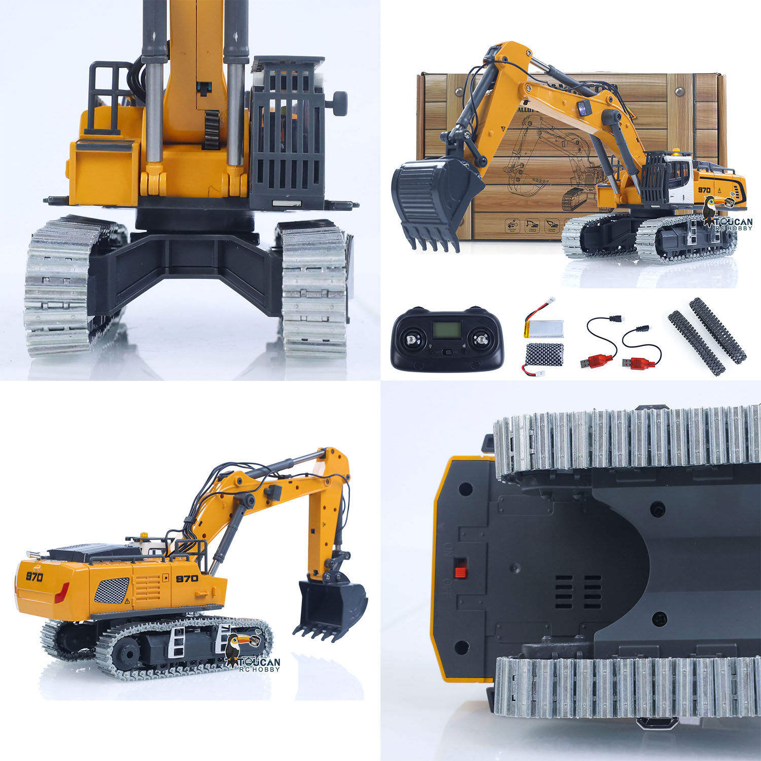 ギフト ミニ 1/50 RTR 970 RC ショベルカー  - Rc Hobby Trucks のレビューと価格