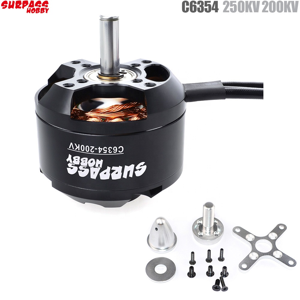 SURPASS HOBBY C6354 6354 250KV - Rc Hobby Motors のレビューと価格