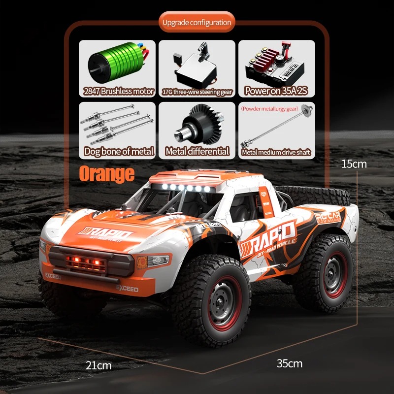 JJRC Q130 1:16 70 キロ/h 4WD RC  - Rc Hobby World のレビューと価格