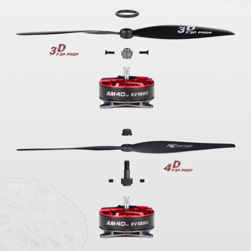 T-Hobby AM40 V2 3D/4D 2-3S 強力な - Rc Hobby Motors のレビューと価格