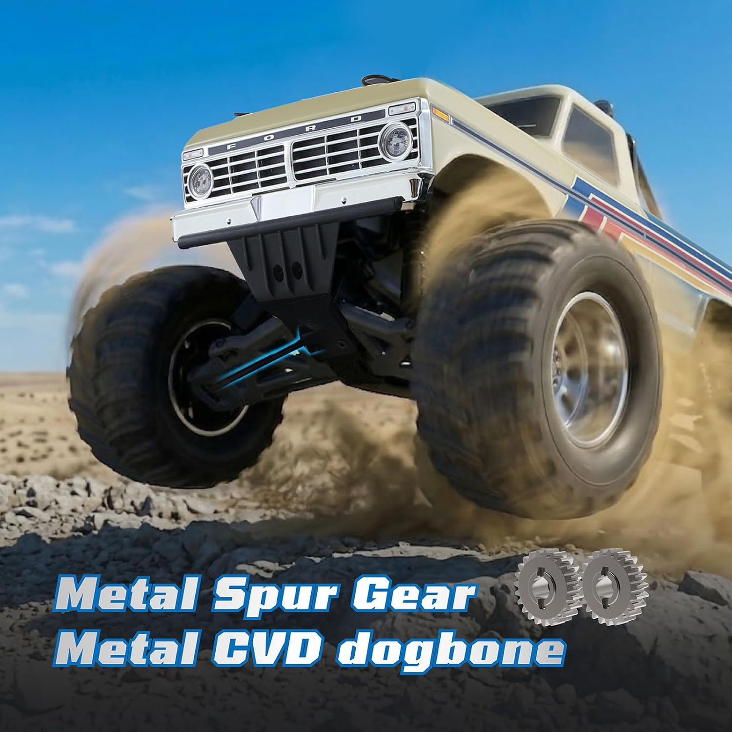 1/10 フォード F-100 ブラシレス モンスタートラッ - Rc Hobby Grade Monster Truck のレビューと価格