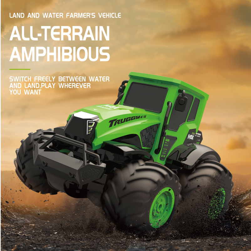 1:14スケール水陸両用RCカー フルプロポーショナル4WD - Rc Hobby Trucks のレビューと価格