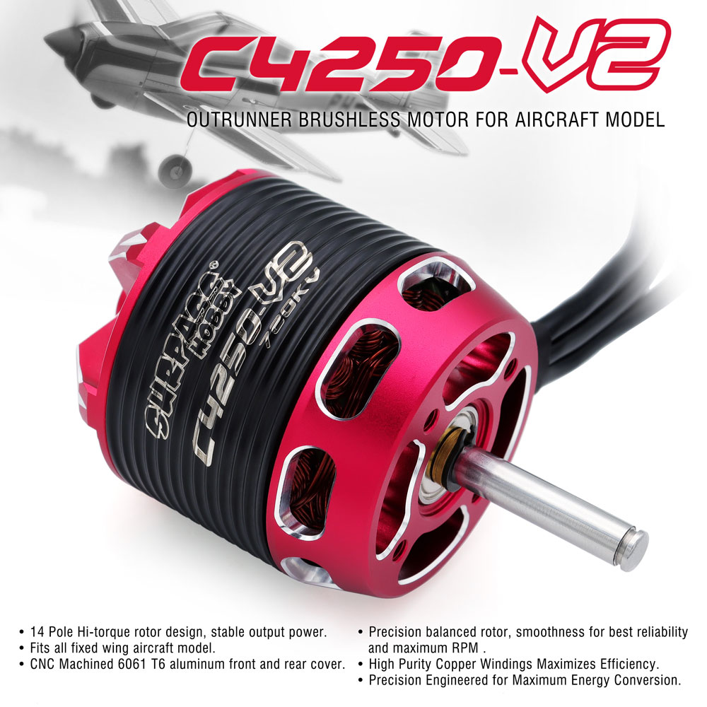 SURPASS HOBBY C4240 750KV/850K - Rc Hobby Motors のレビューと価格