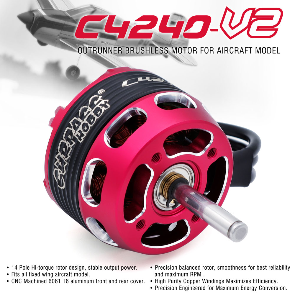 SURPASS HOBBY C4240 750KV/850K - Rc Hobby Motors のレビューと価格