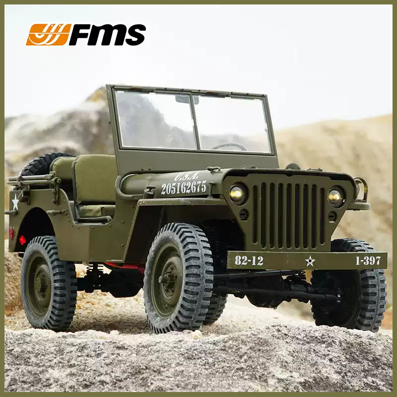 FMS 1/6 クライマー 1941 ウィリス MB スケー - Rc Hobby Crawler のレビューと価格